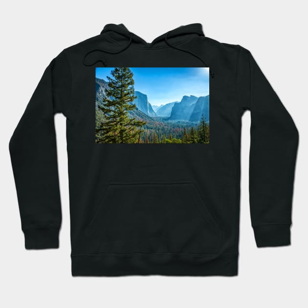 Tunnel View, Yosemite National Park Hoodie by Gestalt Imagery